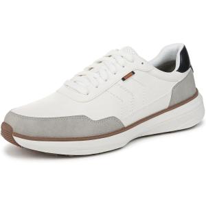 imageDr Scholls Shoes Mens Jake Retro SneakerWhite Grey Fabric