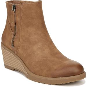 imageDr Scholls Womens Chloe Ankle Wedge Bootie BootBrown Synthetic
