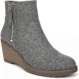 imageDr Scholls Womens Chloe Ankle Wedge Bootie BootGrey Fabric