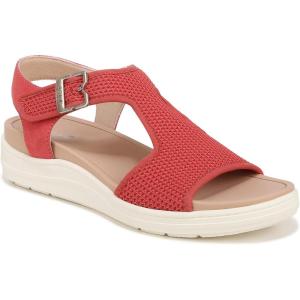 imageDr Scholls Womens Time Off Sun Sandal FlatHeritage Red Knit