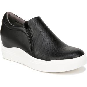imageDr Scholls Womens Time Off Wedge SneakerBlack Smooth