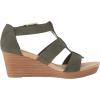 imageDr Scholls Shoes Womens Barton Wedge Platform SandalGreen Snake Print
