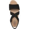 imageDr Scholls Shoes Womens Just Cute Wedge SandalBlack Fabric