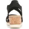 imageDr Scholls Shoes Womens Just Cute Wedge SandalBlack Fabric
