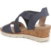 imageDr Scholls Shoes Womens Just Cute Wedge SandalOxide Blue Smooth