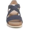 imageDr Scholls Shoes Womens Just Cute Wedge SandalOxide Blue Smooth