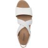 imageDr Scholls Shoes Womens Just Cute Wedge SandalWhite Smooth