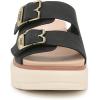 imageDr Scholls Shoes Womens Nice Day Max Og Wedge SandalBlack Smooth