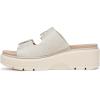imageDr Scholls Shoes Womens Nice Day Max Og Wedge SandalOff White Smooth