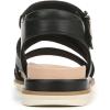 imageDr Scholls Shoes Womens Timeless Life Flat SandalBlack Smooth