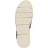 imageDr Scholls Shoes Womens Timeless Life Flat SandalBlue Horizon Smooth