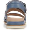 imageDr Scholls Shoes Womens Timeless Life Flat SandalBlue Horizon Smooth