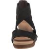 imageDr Scholls Womens Barton Band Wedge SandalBlack Smooth
