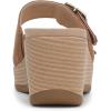 imageDr Scholls Womens Cali Breeze Wedge Sandal Honey Brown 75 M