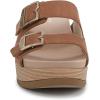 imageDr Scholls Womens Cali Breeze Wedge Sandal Honey Brown 75 M
