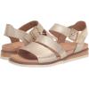 imageDr Scholls Womens Island Glow Flat SandalLt Gold Metallic Smooth