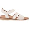 imageDr Scholls Womens Island Glow Flat SandalWhite Smooth
