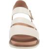 imageDr Scholls Womens Island Glow Flat SandalWhite Smooth