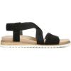imageDr Scholls Womens Islander Strappy Flat SandalBlack Microfiber