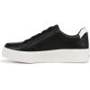 imageDr Scholls Womens Madison Lace SneakerBlackWhite Smooth