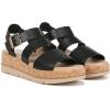 imageDr Scholls Womens Once Twice Wedge SandalBlackCork