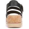 imageDr Scholls Womens Once Twice Wedge SandalBlackCork