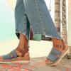 imageDr Scholls Womens Once Twice Wedge SandalBlue DenimCork