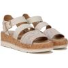 imageDr Scholls Womens Once Twice Wedge SandalMulti Woven Fabric