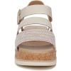 imageDr Scholls Womens Once Twice Wedge SandalMulti Woven Fabric