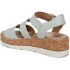 imageDr Scholls Womens Once Twice Wedge SandalOcean Blue Smooth
