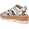 imageDr Scholls Womens Once Twice Wedge SandalSilver MetallicCork