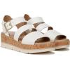 imageDr Scholls Womens Once Twice Wedge SandalWhiteCork