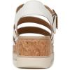 imageDr Scholls Womens Once Twice Wedge SandalWhiteCork