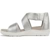 imageDr Scholls Womens Time Off Fun Flat SandalSilver Smooth