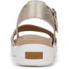 imageDr Scholls Womens Time Off Sky SandalGold Smooth