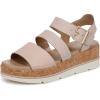 imageDr Scholls Womens Once Twice Wedge SandalPetal Pink Smooth
