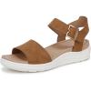 imageDr Scholls Womens Time Off Sky SandalHoney Brown Smooth