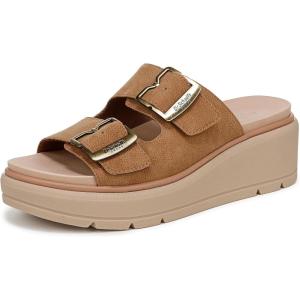 imageDr Scholls Shoes Womens Nice Day Max Og Wedge SandalHoney Brown Smooth
