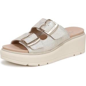 imageDr Scholls Shoes Womens Nice Day Max Og Wedge SandalOff White Smooth