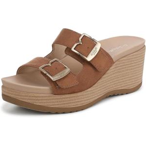 imageDr Scholls Womens Cali Breeze Wedge Sandal Honey Brown 75 M