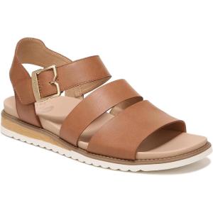 imageDr Scholls Womens Island Glow Flat SandalHoney Smooth