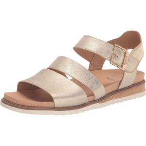 imageDr Scholls Womens Island Glow Flat SandalLt Gold Metallic Smooth