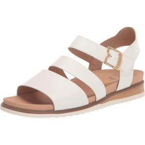 imageDr Scholls Womens Island Glow Flat SandalWhite Smooth