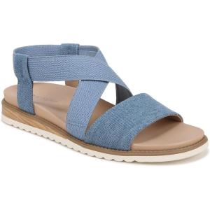 imageDr Scholls Womens Islander Strappy Flat SandalBlue Denim