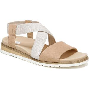 imageDr Scholls Womens Islander Strappy Flat SandalTawny Birch Microfiber
