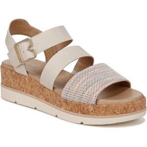 imageDr Scholls Womens Once Twice Wedge SandalMulti Woven Fabric