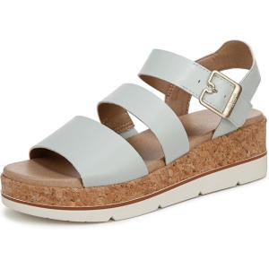 imageDr Scholls Womens Once Twice Wedge SandalOcean Blue Smooth