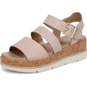 imageDr Scholls Womens Once Twice Wedge SandalPetal Pink Smooth