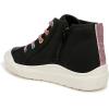 imageDr Scholls Boys Time Off High SneakerBlack Shimmer