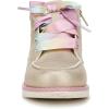 imageDr Scholls Shoes Boys Classic First Walker ShoeGold Rainbow Shimmer